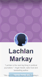 Mobile Screenshot of lachlanmarkay.com